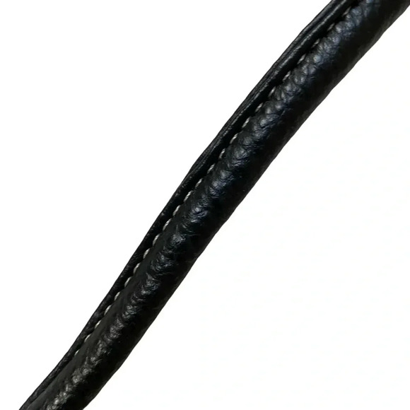 Everyday Black Pebbled Leather Crossbody Bag Small Purse Shoulder Handbag - Picture 6 of 11